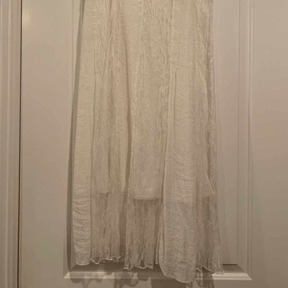 White Lace Maxi Skirt - image 2